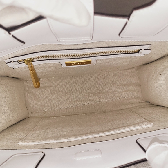 Rare Unique Tory Burch Summer White Bag, New NWT - Picture 10 of 11